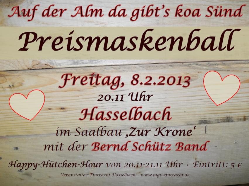 Preismaskenball :-) Preismaskenball :-)